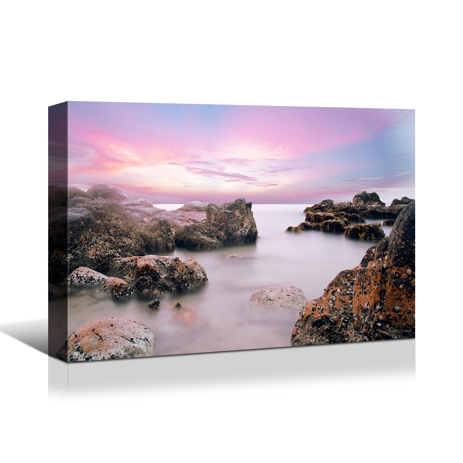 Drop Ship Beautiful Seascape Oil Painting Luxury Scenery Wall Art Oil Painting Custom Canvas Print Home Decor For Living Room