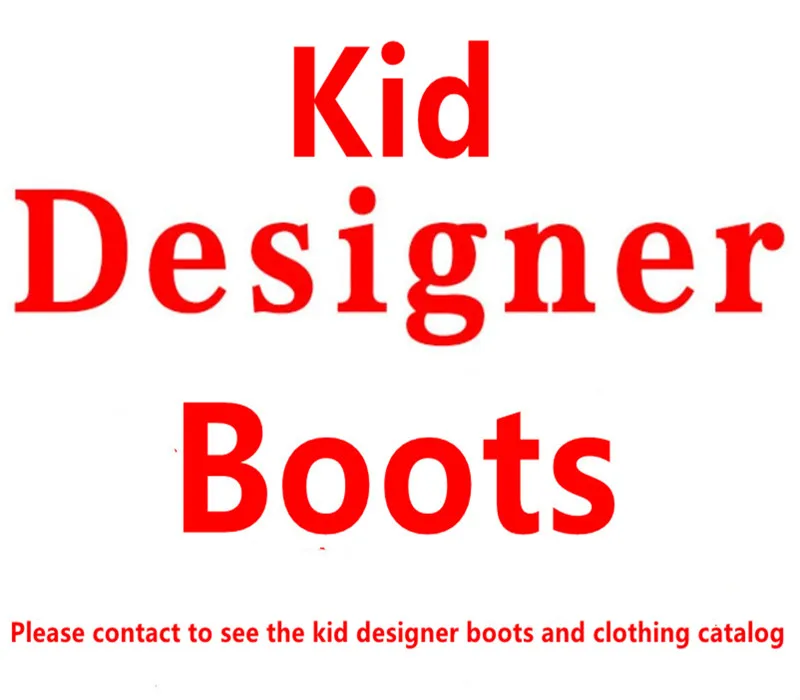 High quality Children kids designers boots famous brand 1:1 luxury boot shoes kids designer shoes for kids