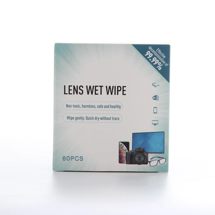 lens wet wipes for screen and computer China wet wipes for anti fog glasses cleaning wet wipes