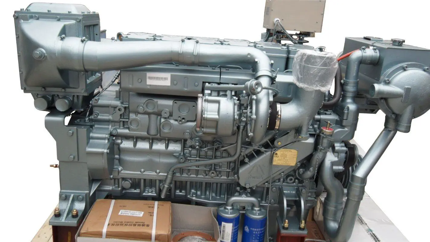 Морской двигатель Sinotruk D1242 серии ручной pdf морской 450HP 2100RMP бортовой дизельный
