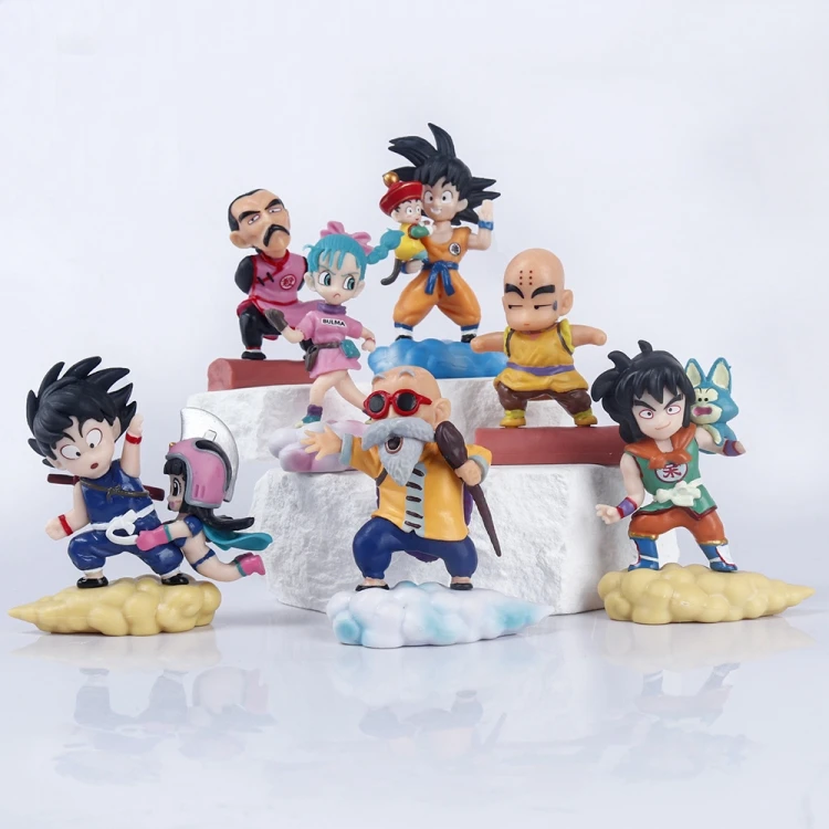 Аниме фигурки DBZ Goku Gogeta Vegito figuras dragonballs de accion coleccion