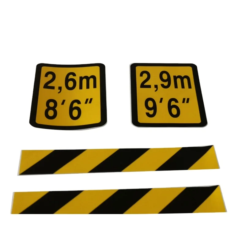 Виниловая наклейка с именем контейнера, наклейка для предупреждающего контейнера, серийный номер, логотип компании