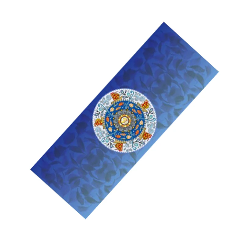 Personalized Natural rubber Suede Printed Pu Custom Eco Friendly Tpe Pilates Yoga Mat gymnastic mats yoga mat with strap