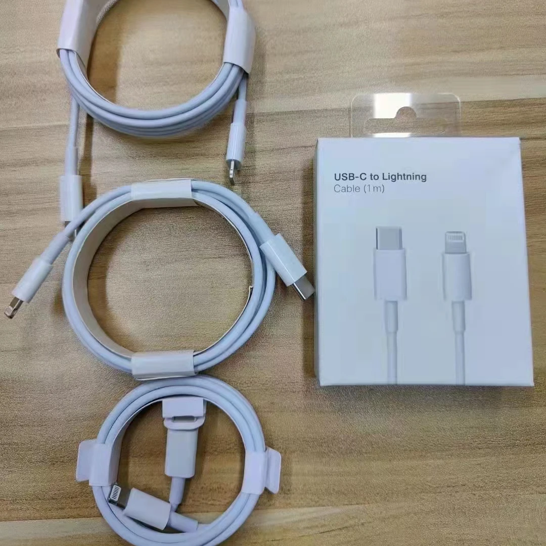 Real 20W  PD Usb Cable Type-C Otg Charge Type C To 8 Pin Fast Charging Usb PD  Cable 20W for iphone for macbook
