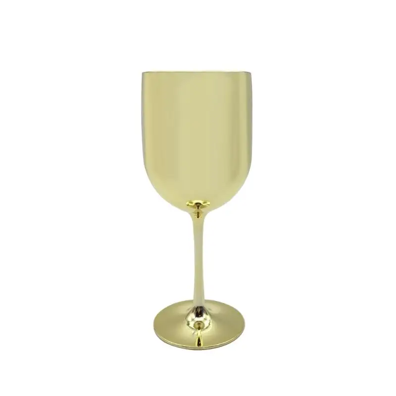 High grade 480ml Party champagne Glasses for Wedding Plastic Wine Glass with Logo print 16oz
