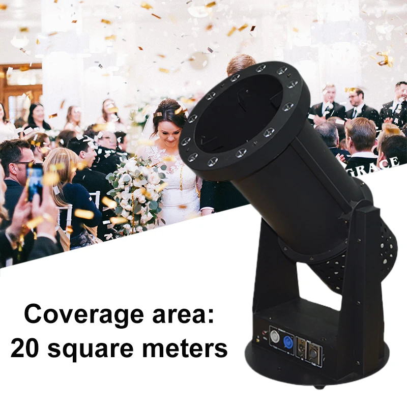 Igracelite RGB 1500W Led Confetti Machine Party Confetti Cannon