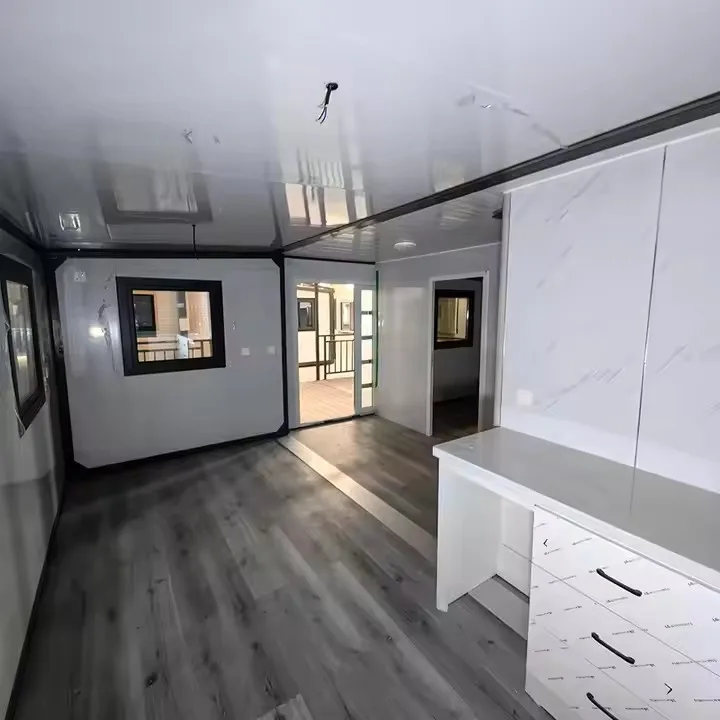 Расширяемый контейнер сборный дом оптом 40 футов 20 Открытый