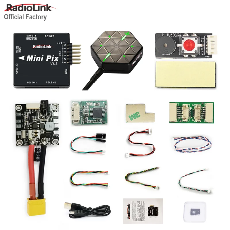 Radiolink Original Factory Flight Controller MINI PIXHAWK with GPS SE100 M10N For Baitboat and Model Cars