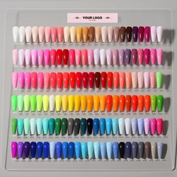 Custom logo OEM 144 Neon colors Kit Gel Nail Polish Soak Off Private Label Gel Polish Set Bottle and Packaging Gel Polish Set
