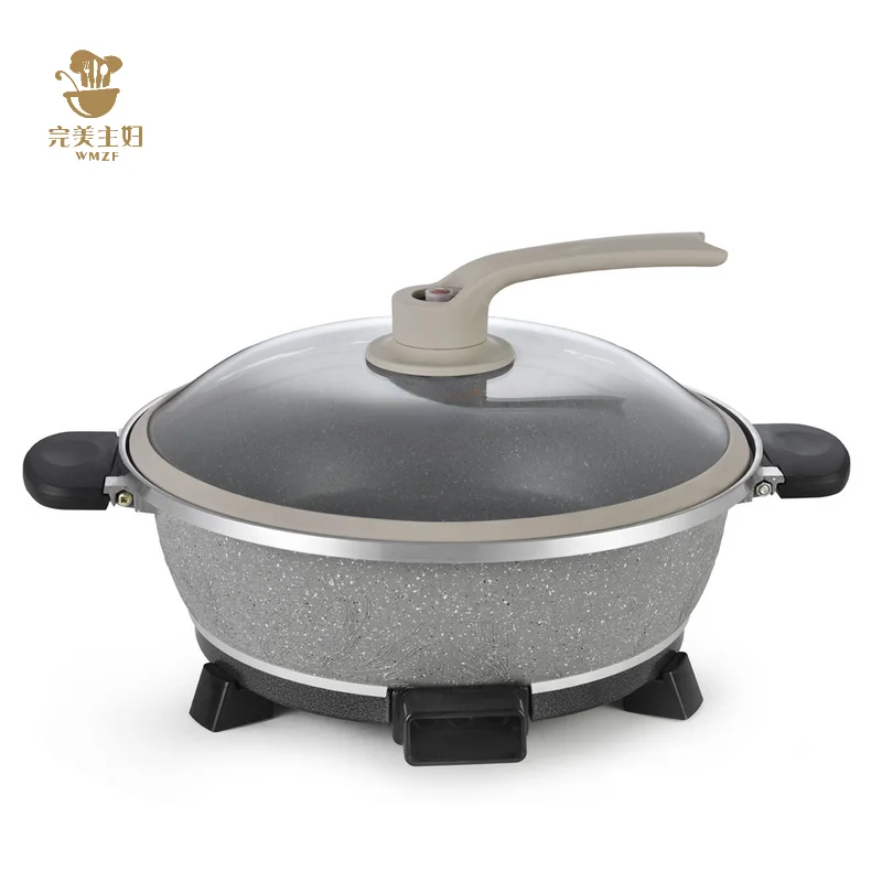 34cm Medical Stone non-stick pan stone pot chafing dish multi-functional food warmer