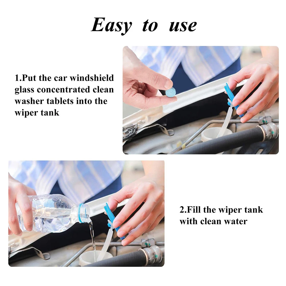 OEM ODM оптовая продажа таблетки для мытья автомобиля шипучие окон и лобового стекла очистки