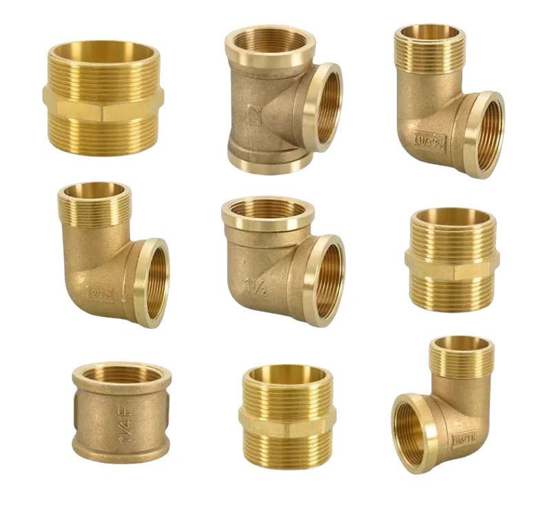 Water Pipe Copper Connector Water Brake Pipe Plumbing Brass Fittings
