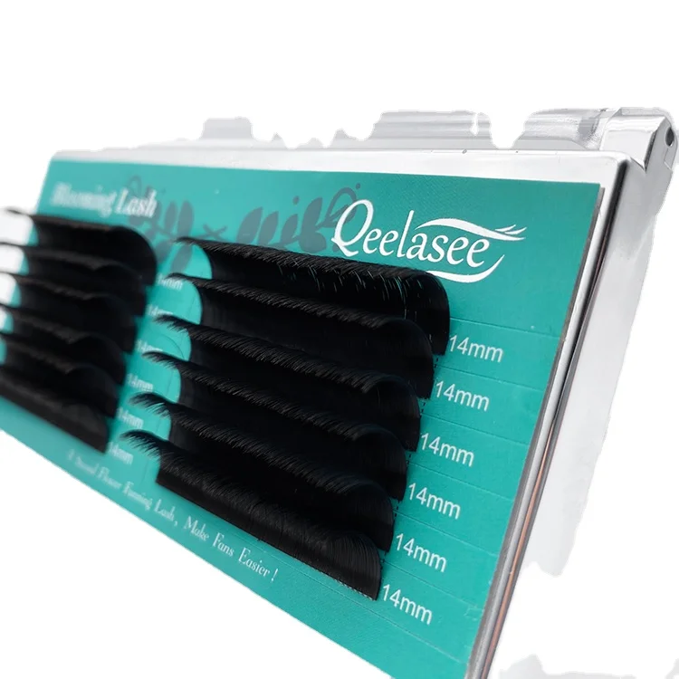eyelash extension 0.05mm Russian volume lashes 0.03 0.07 faux mink easy fans blooming eyelashes CC easy fanning