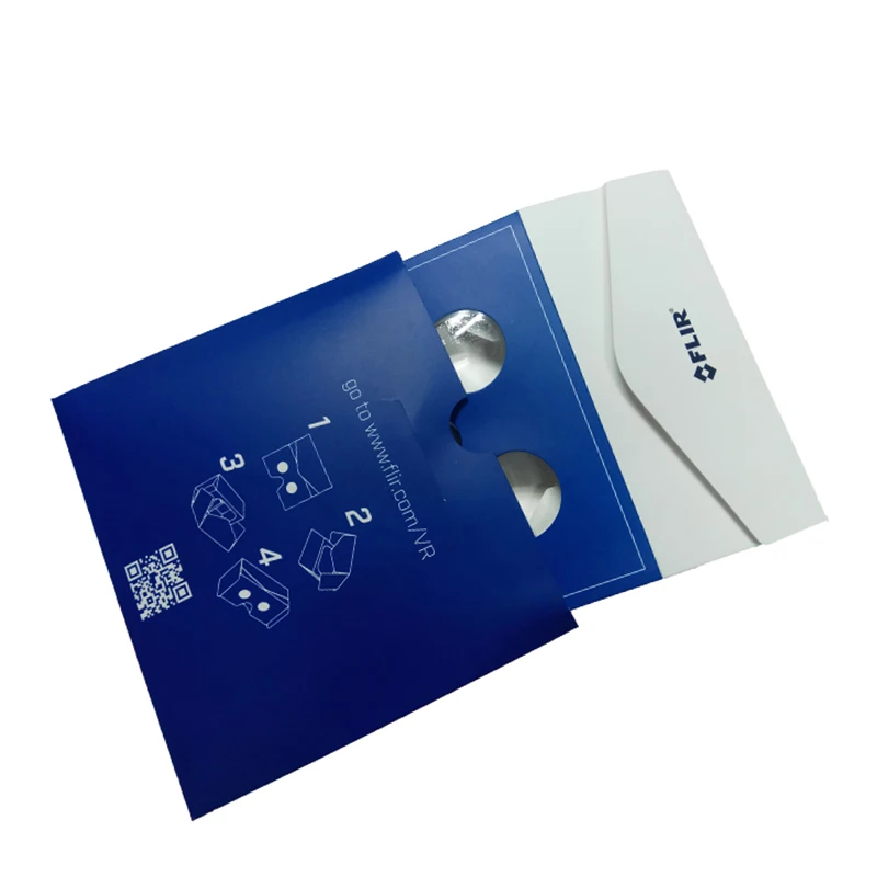 Плоские складные очки виртуальной реальности 3D 1,0, оптовая продажа с фабрики, картонные очки виртуальной реальности, гарнитуры виртуальной реальности