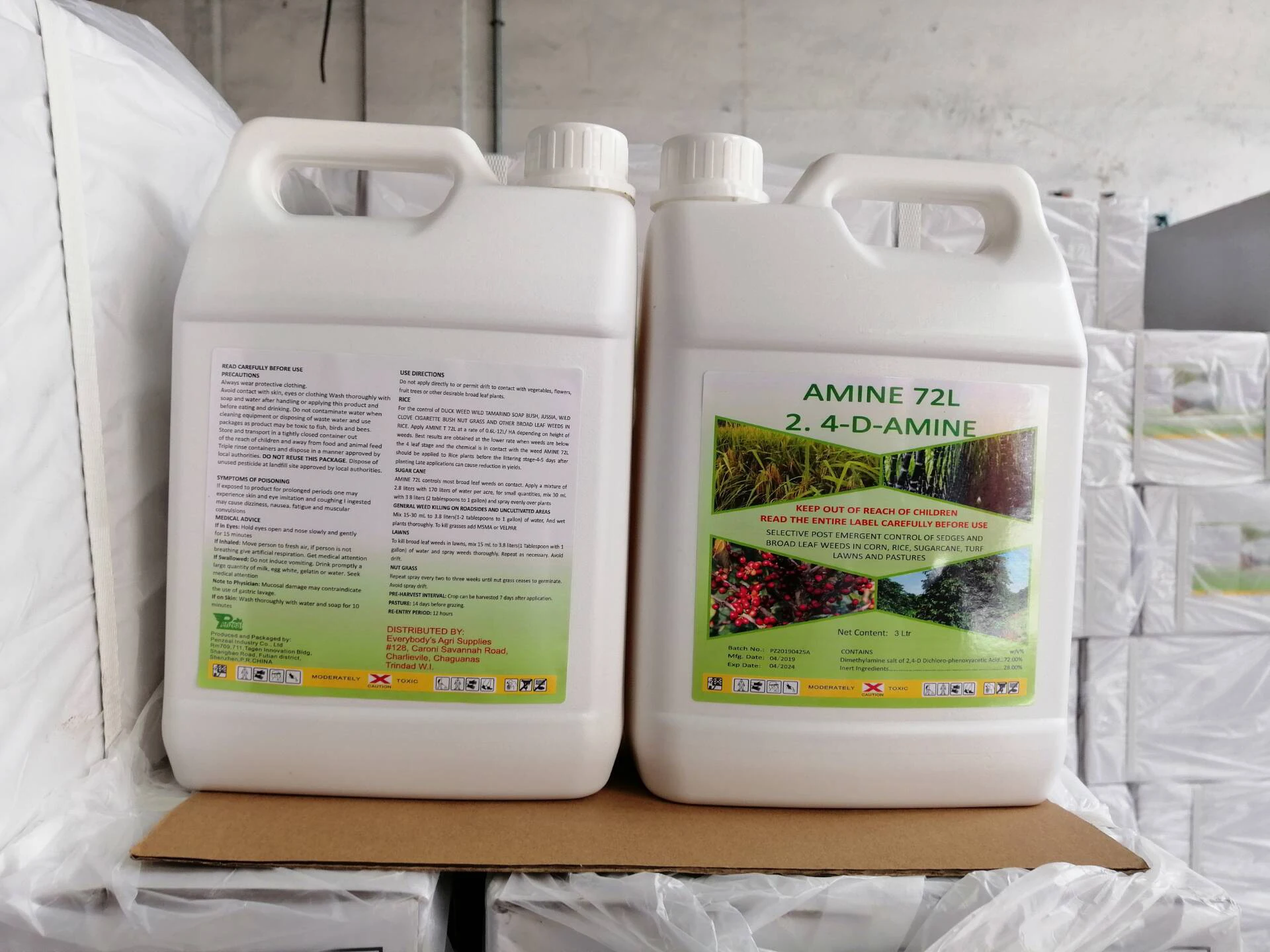 
2 4-D amine salt 720g/l,95%Tech, Herbicide Cas No. 94-75-7 