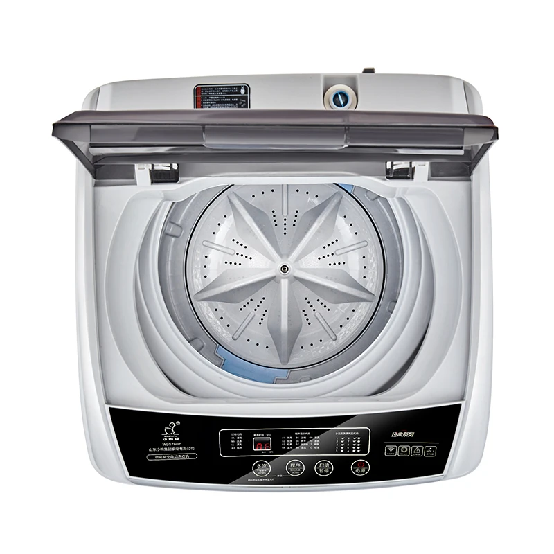 6KG FULLY Automatic TOP LOADING Washing Machine for Home Electric Plastic White Household Appliances Portable Mini Freestanding