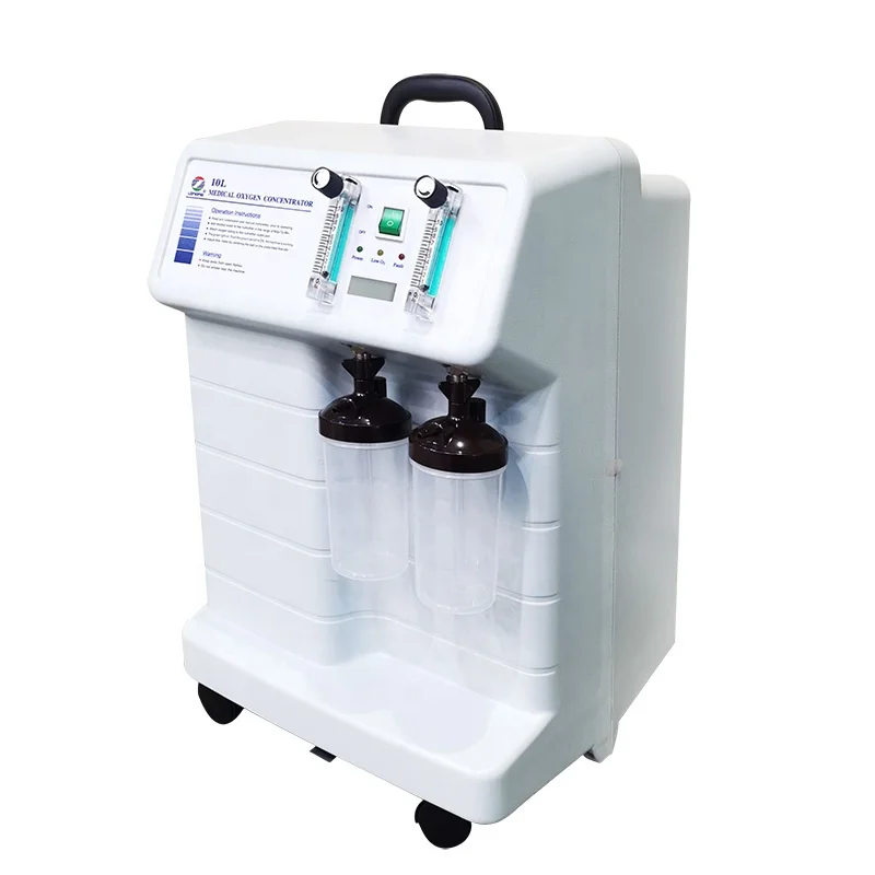 factory price cheap 10 Liter Dual Flow Oxygen generator Hospital Home Use 20l Portable Oxygen-concentrator Machine Medical Grade