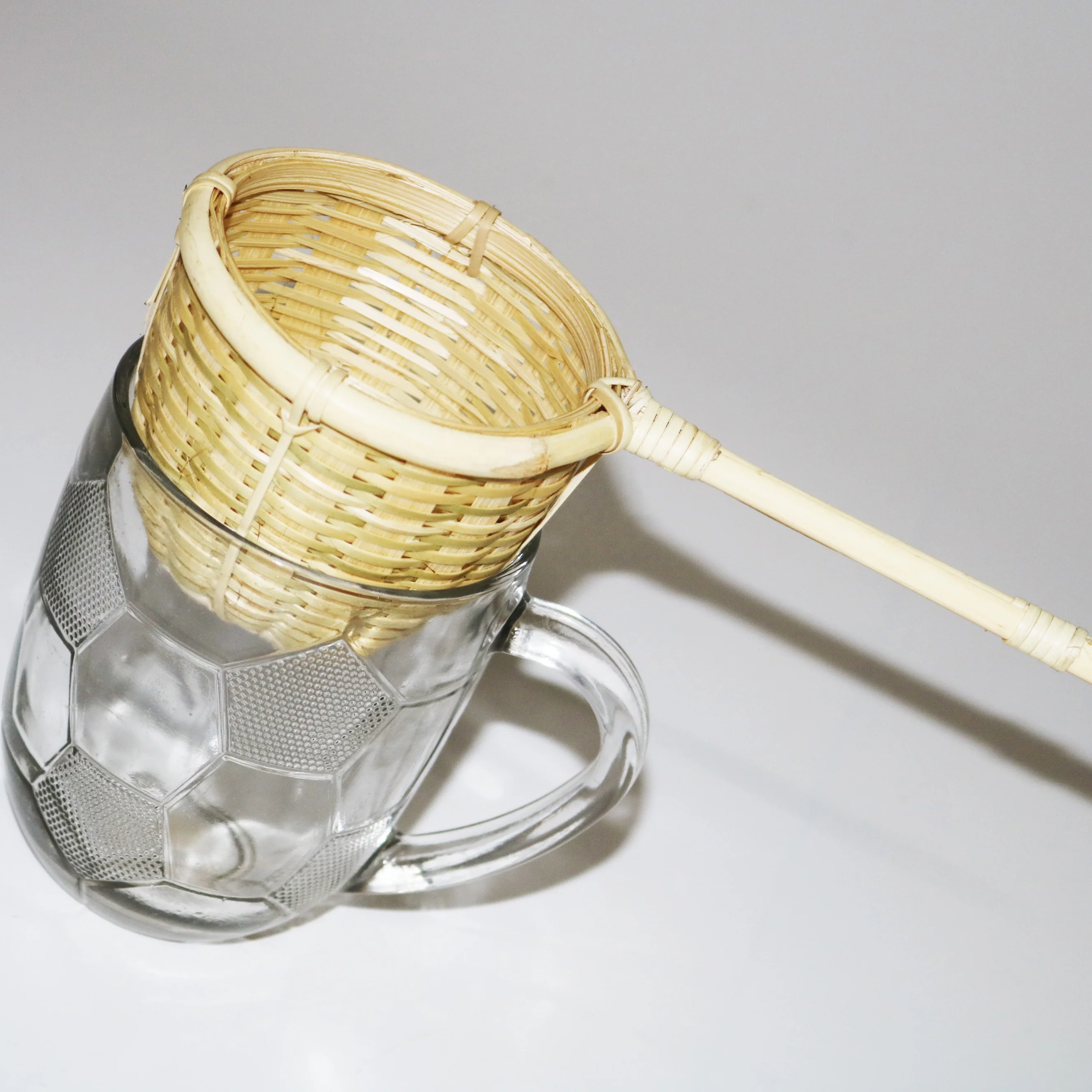
Best choice for tea coffee powder Bamboo tea strainer 