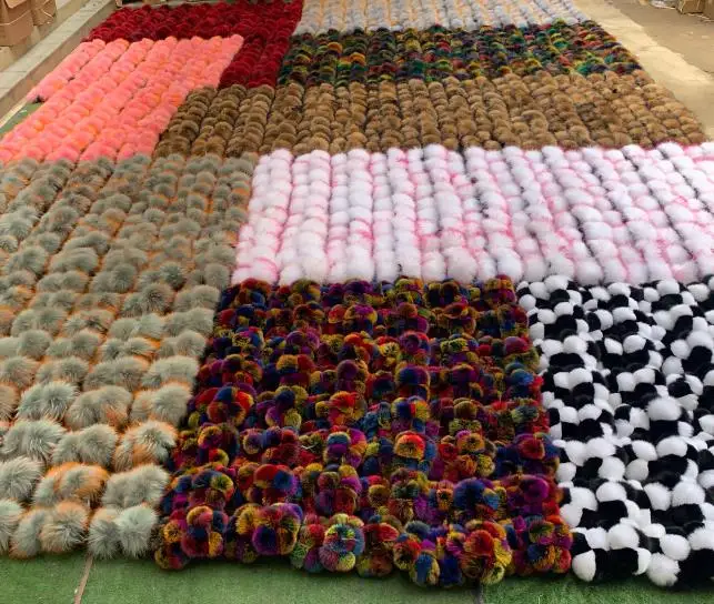 
Fashion summer custom logo soft EVA sole luxury fluffy pink slides furry slipper women 