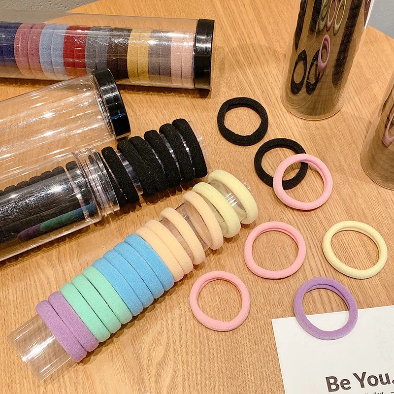 Wholesale Mix design Candy Color Girls Elastic hair band children colorful hair ties women high quality Headband