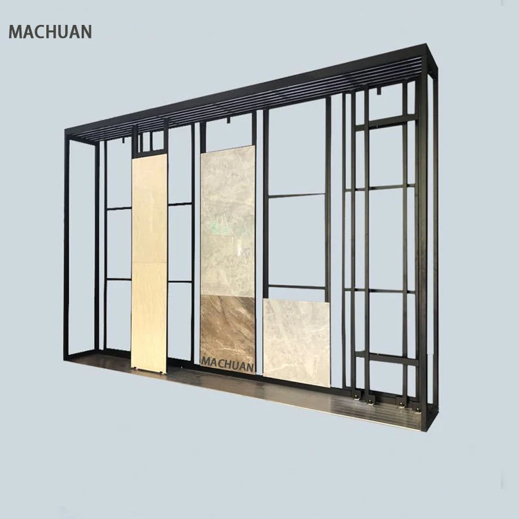 Popular High Quality Granite ceramics tile display rack  For Showroom