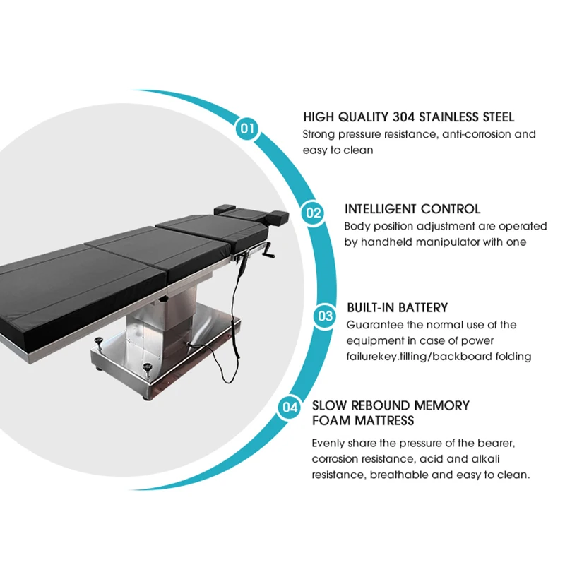 Hospital Operation Room Equipment Electrical Ophthalmology Operating Table Surgical Operating Table