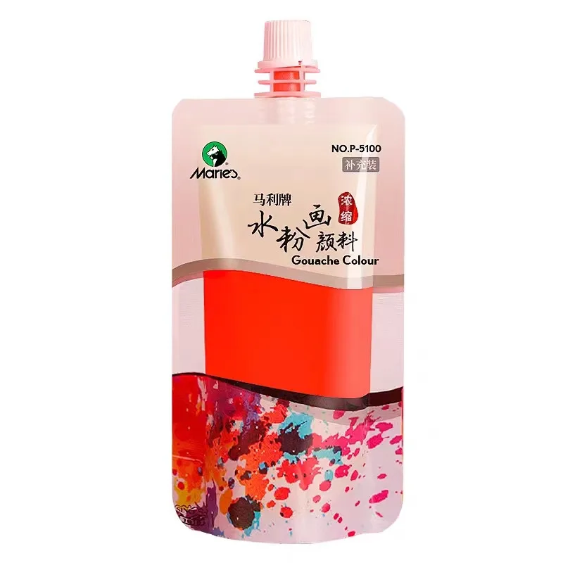 high quality Maries 100ml Gouache  Colour Art students Professional gouache for Drawing and Printing