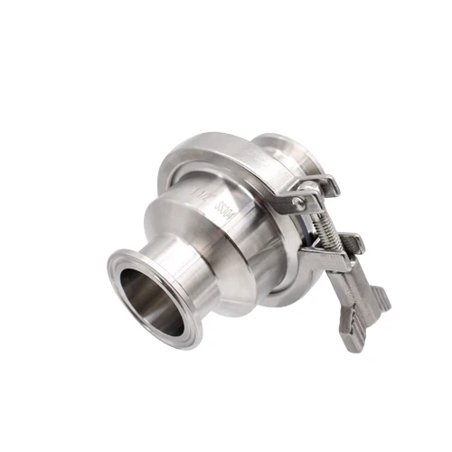 Food grade stainless steel sanitary butt welding check valve 3A/SMS/DIN quick install check valve