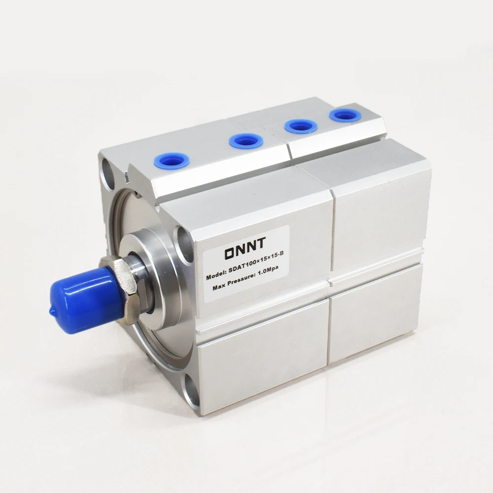 Duplex Type SDAT Multi-Pressure Compact Cylinders Multi Stage Position Action Control Special Pneumatic Air Cylinders