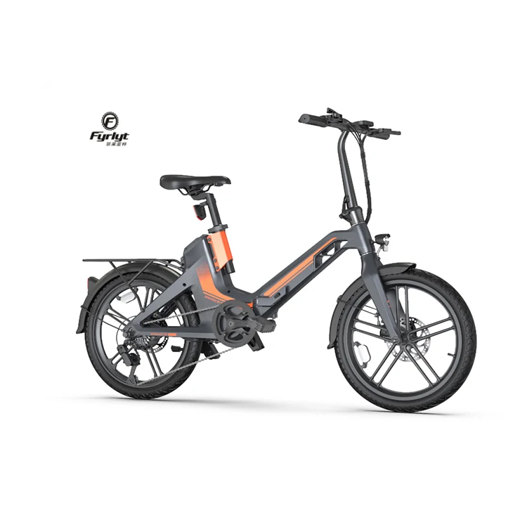 disc brake folding electric bike 20 inch electric bike eu warehouse bicycle rear suspension e bike foldable with Three Modes