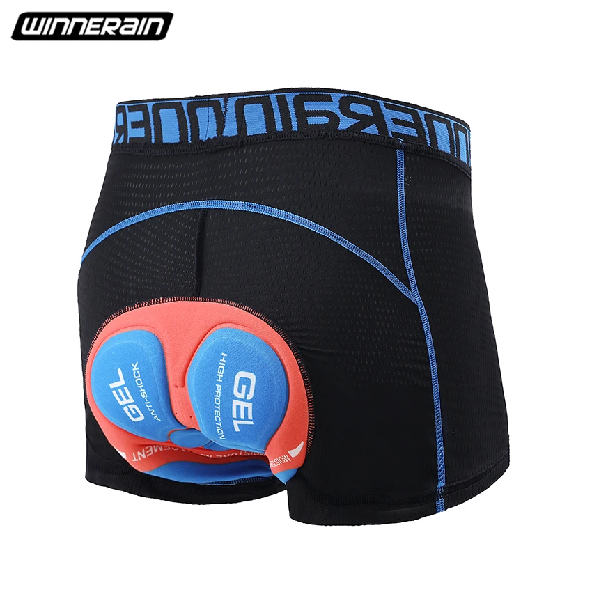 Dropshipping Breathable Quick Dry Cycling Underwear Mens Mountain Bicycle Shorts Silicone Padded Cycling Shorts