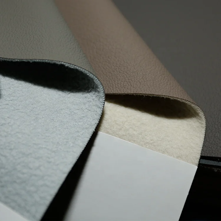 In Stock Leather Fabric Soft Feeling Abrasion-resistant Litchi Grain Texture Faux LeatherYS