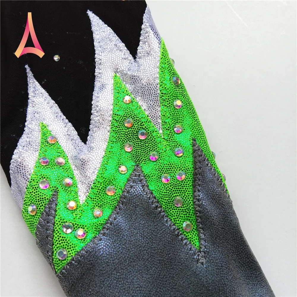 Шикарные гимнастические трико с длинным рукавом для девочек