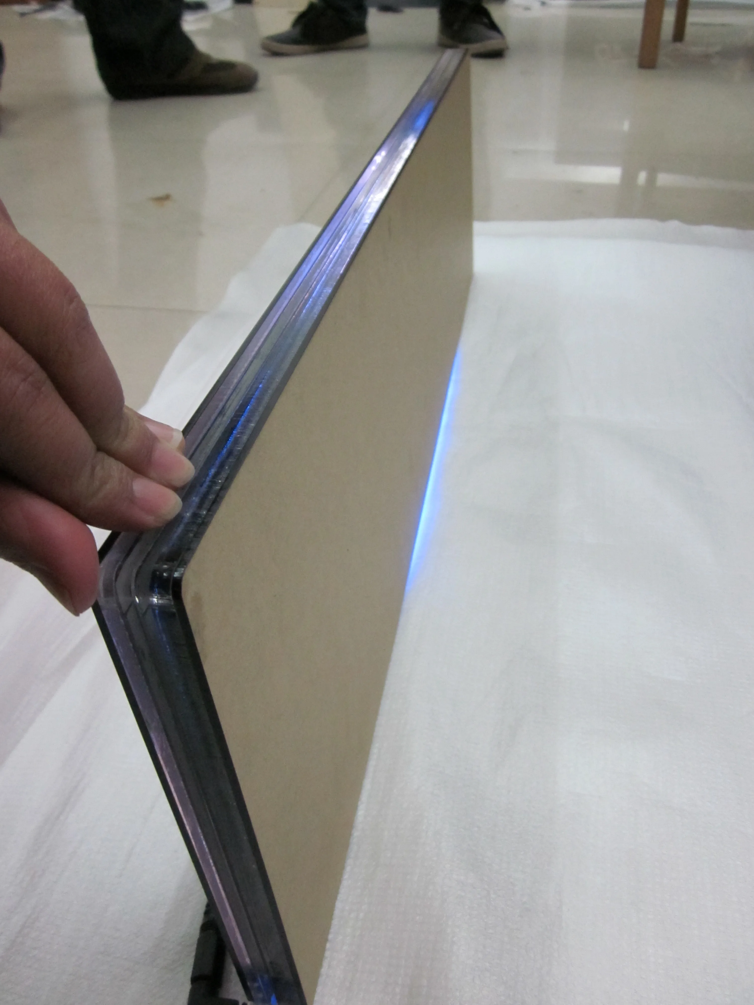 Customized PCB program LED animation light box aluminum frame electronic flashing signs