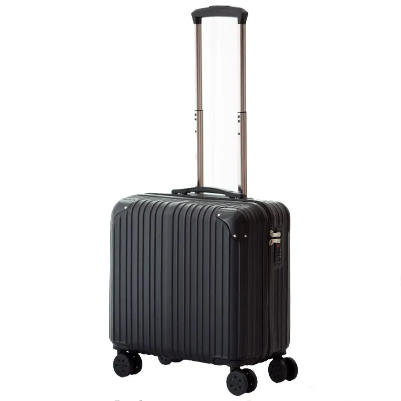 high quality 18Inch abs pilot luggage hard cabin suitcase boarding trolley bag