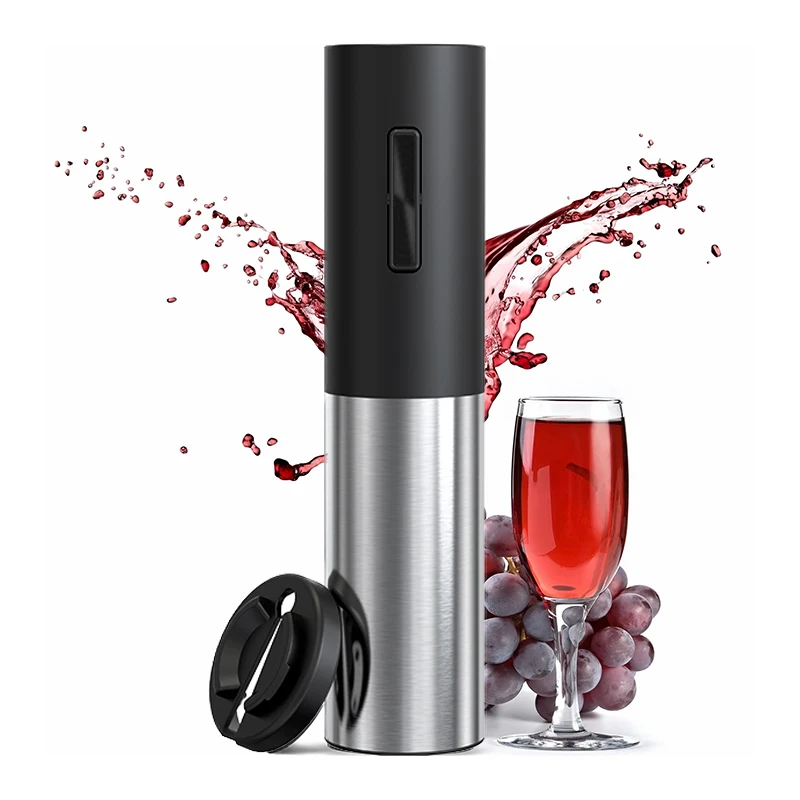 Rechargeable Electric Wine Opener Corkscrew W/ Foil Cutter Automatic Abs Auto Red Wine Opener