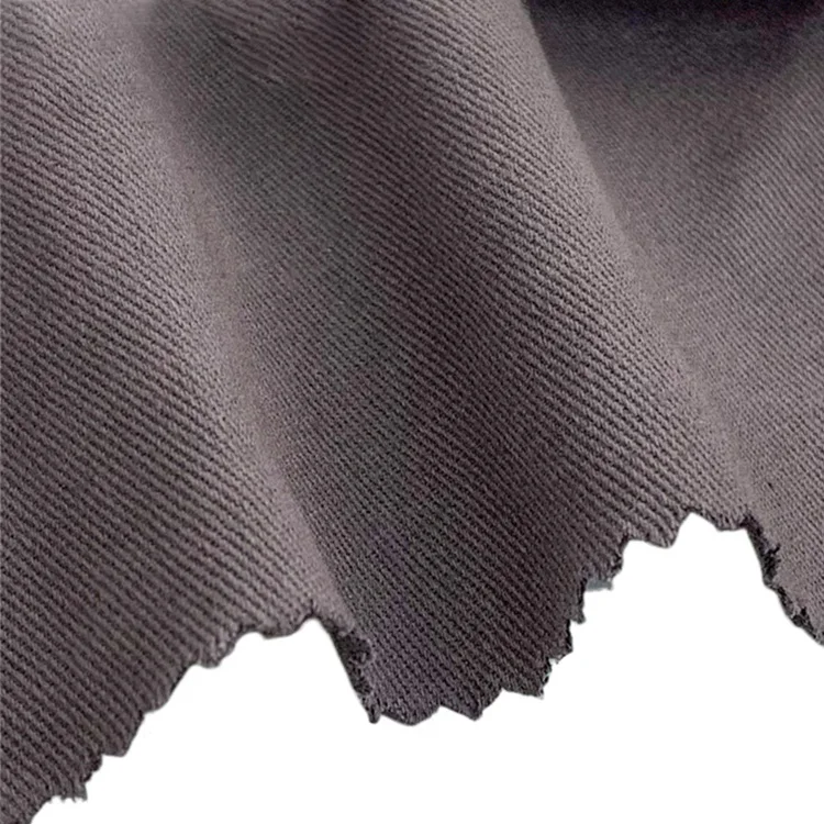 Wholesale Bulk Solid Color Washed Twill Textile Cotton Fabric For Garment