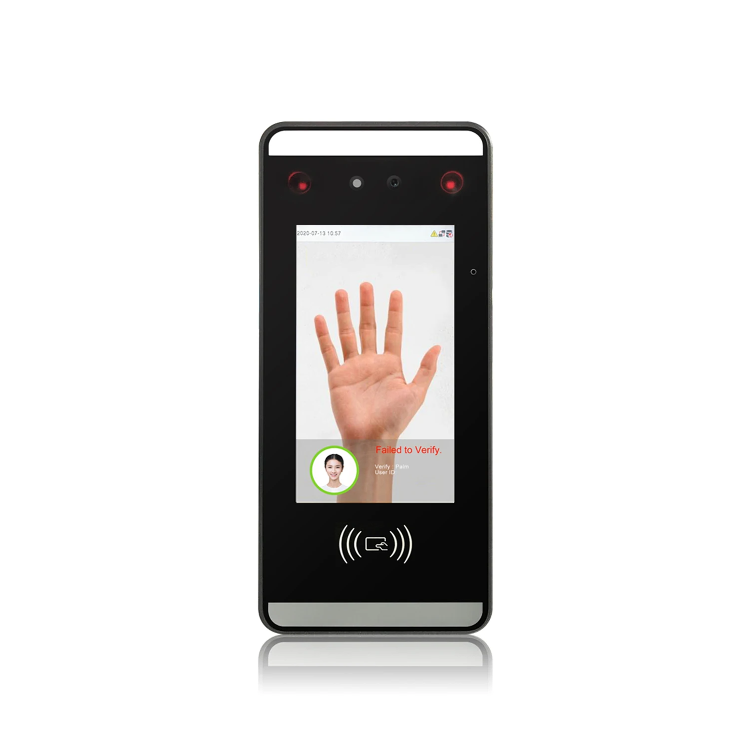 Free SDK face fingerprint rfid card time attendance access control terminal a5