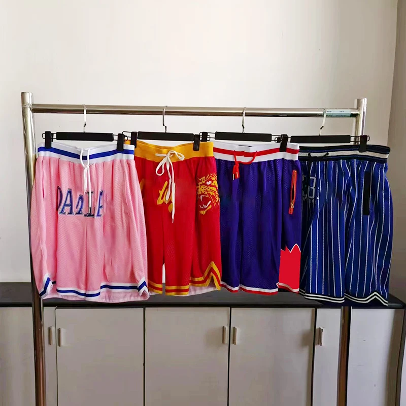 Custom Jerseys Men's Uniform Dress Shirt Sport Man Woman Basketball Soccer Blank Basketball Shorts Jersey Double Layer Mesh