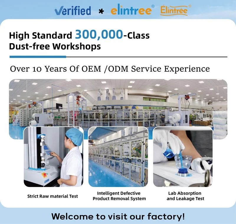 Elintree Your Own Brand Newborn 3xl size 4 Biodegradable Organic Bamboo Diapers Baby Diaper Wholesaler