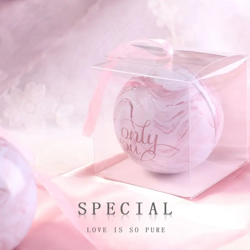 
Excellent Wedding Gift Box Ball Shape Paper Box with PVC Box Packaging Candy Flower 