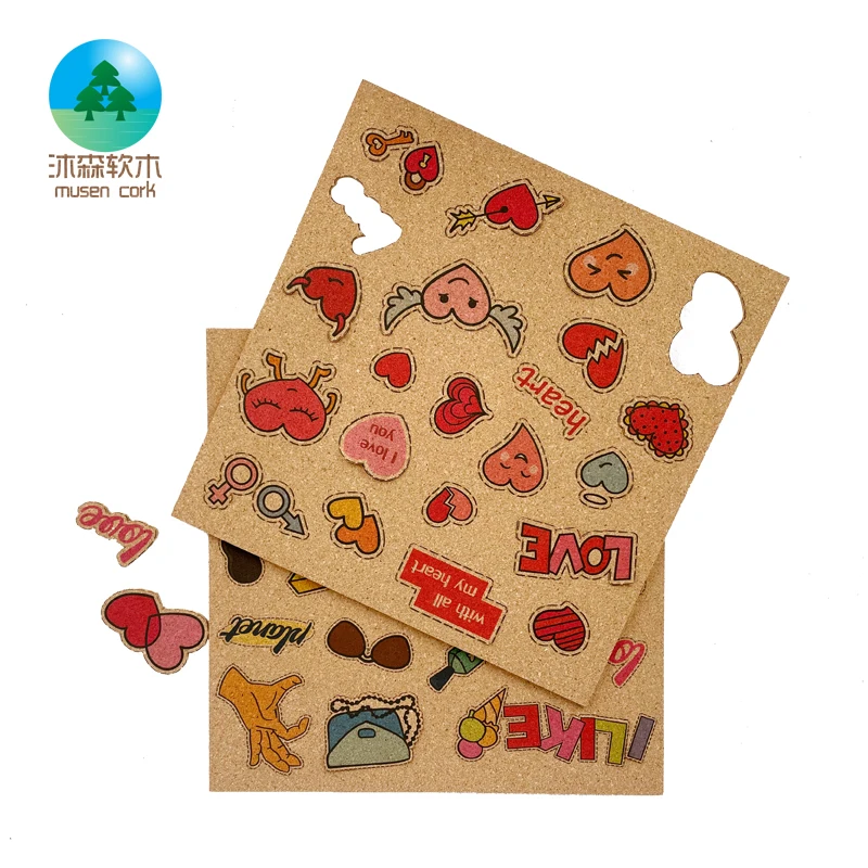 High quality Musen insulation board cork cork stickers