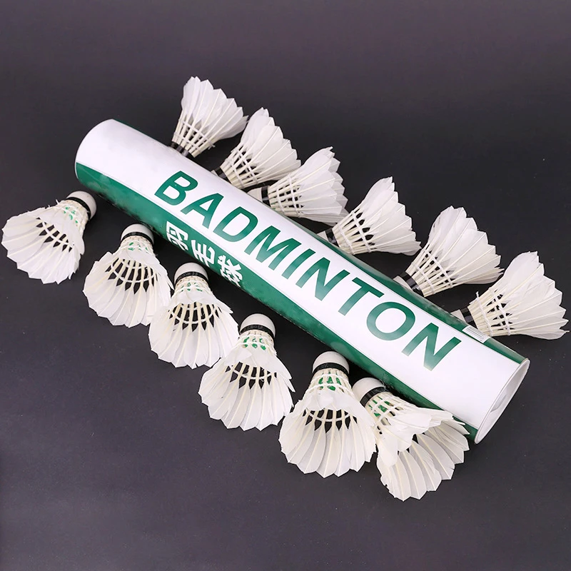 Wholesale China durable duck feather shuttlecock badminton for professional game