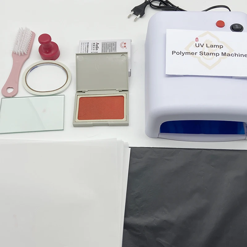 YENSEAL Factory Wholesale Custom 36W UV Lamp Polymer Rubber Stamp Making Machine Set