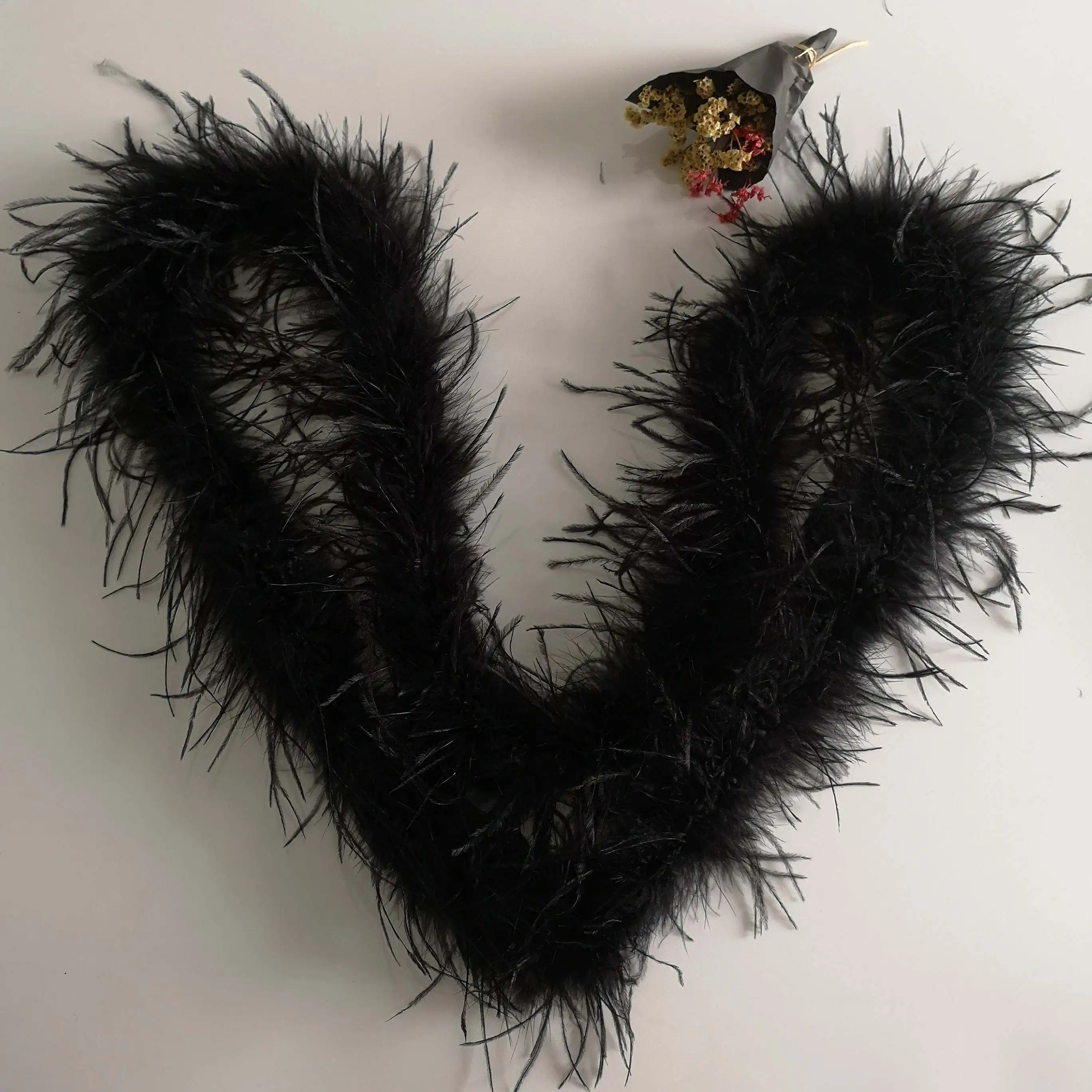 Factory Wholesale Ostrich Feather Boa Turkey Feathers Boa Aqua Ostrich Feather Boa For Party Decoration
