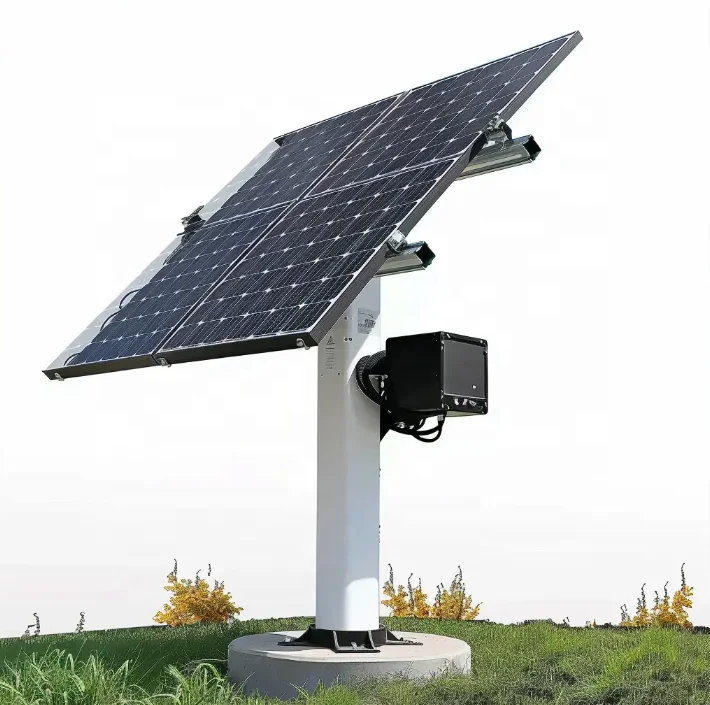 Duel 10kw 20 Panels Kit Double System Completed Systems key components of Sun Tracking Dual Axis Solar Trackers