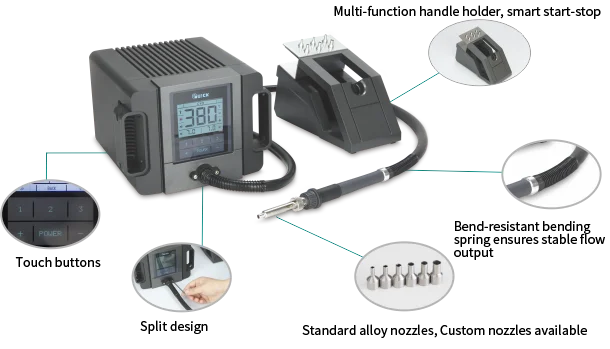 QUICK TR1100 200W Intelligent Lead-free Rework Station