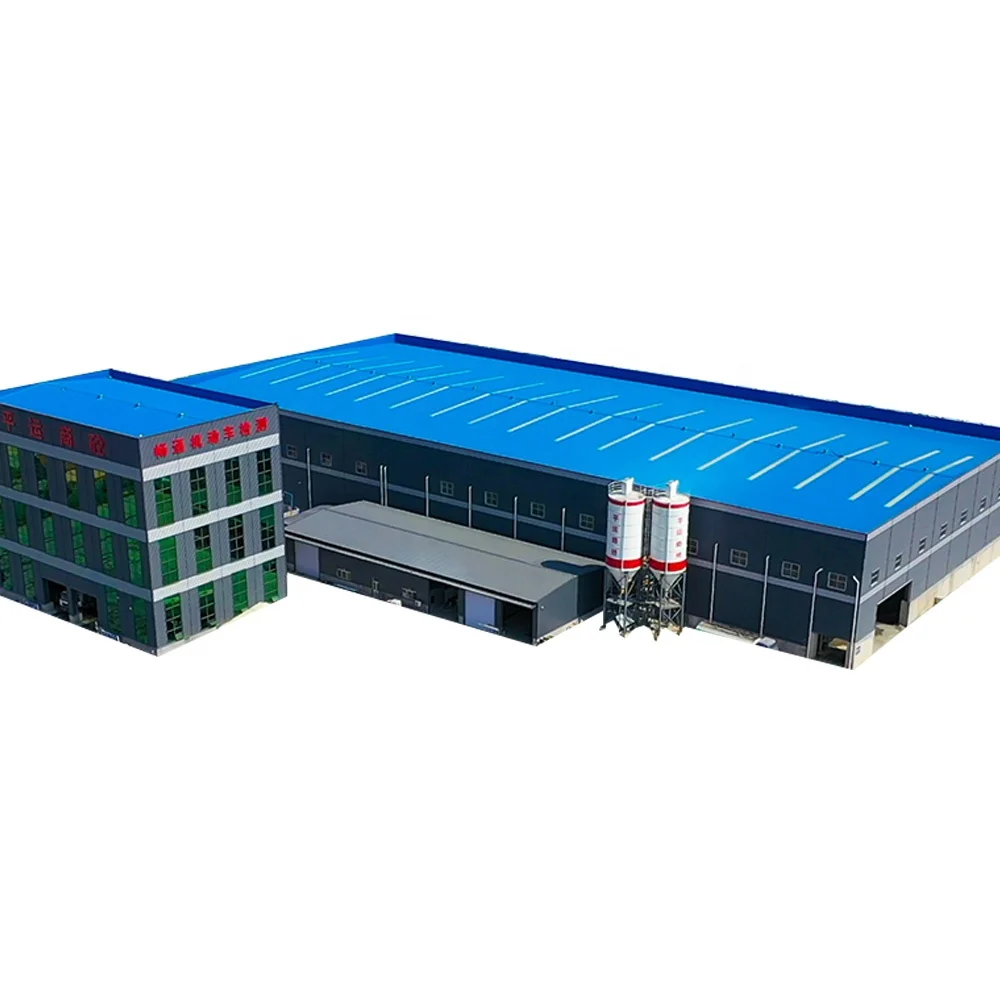 Hot sale in African countries Prefabricated  Steel Structure auto car producing industrial steel factory workshop