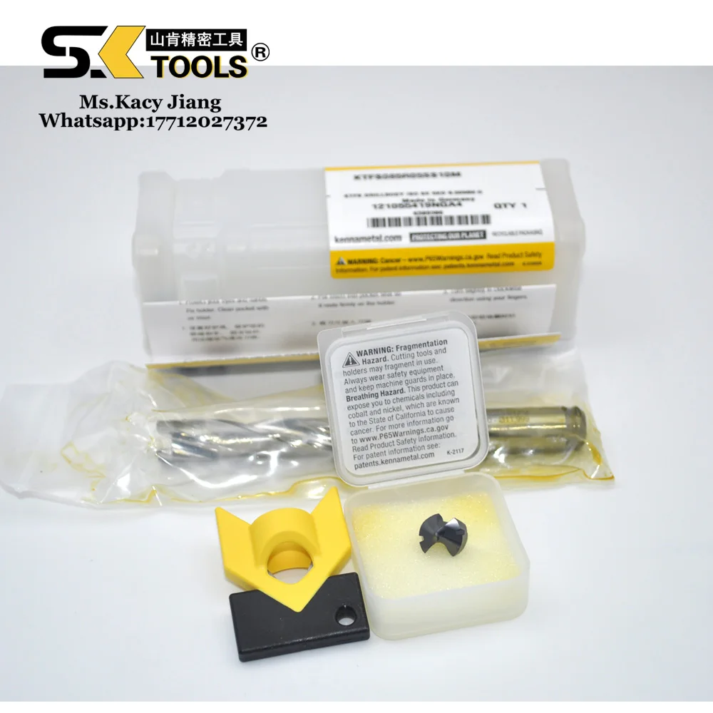 1 PC Kennametal KenTIP FS Central Locking Internal Coolant HSS Drill Body SS Shank 5D for CNC Tools Metal Small Size Holemaking