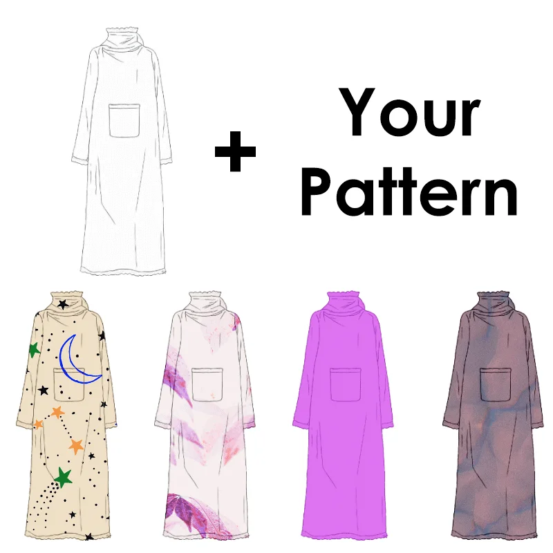 Sherpa Wearable Blanket With Sleeves Arms, Super Soft Warm Comfy Large Fleece Plush Sleeved TV Throws Wrap Robe Blanket